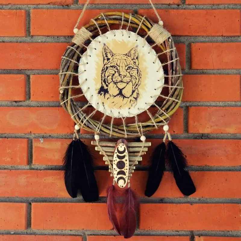 Авторский ловец снов «Рысь»