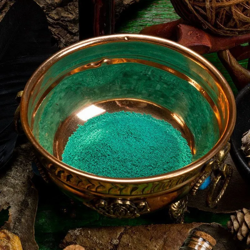 Песок для курильниц изумрудный