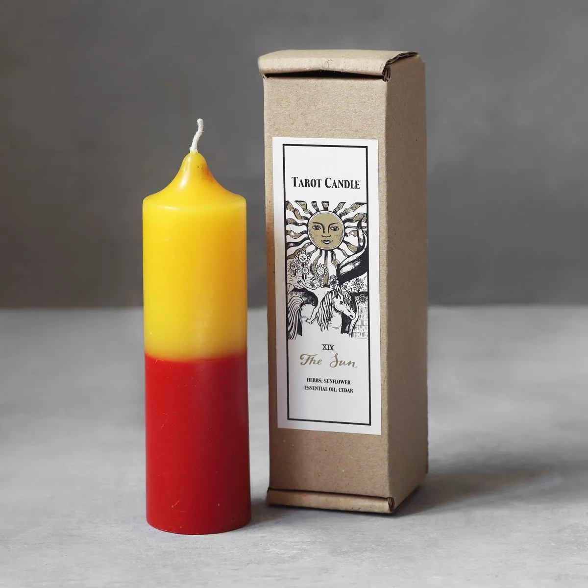 Свеча Таро "Солнце"