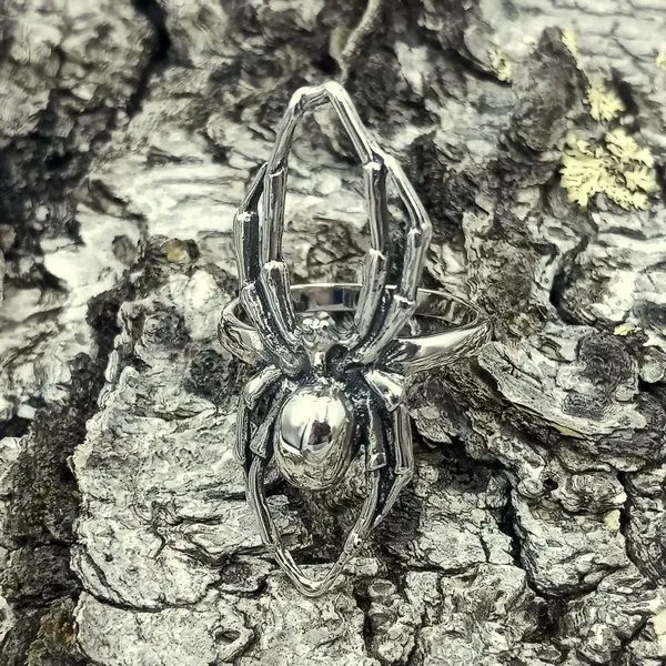 Кольцо "Великий Паук" с серебрением