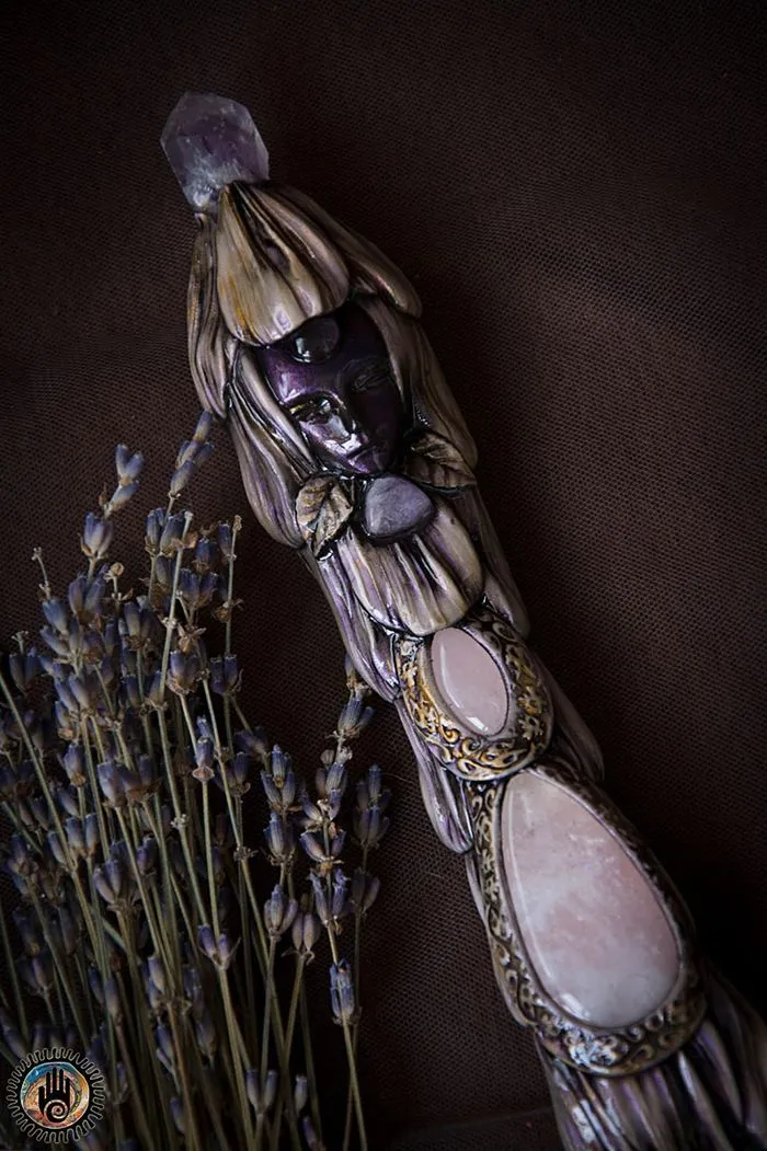 Ритуальный нож "Дух камня", аметист