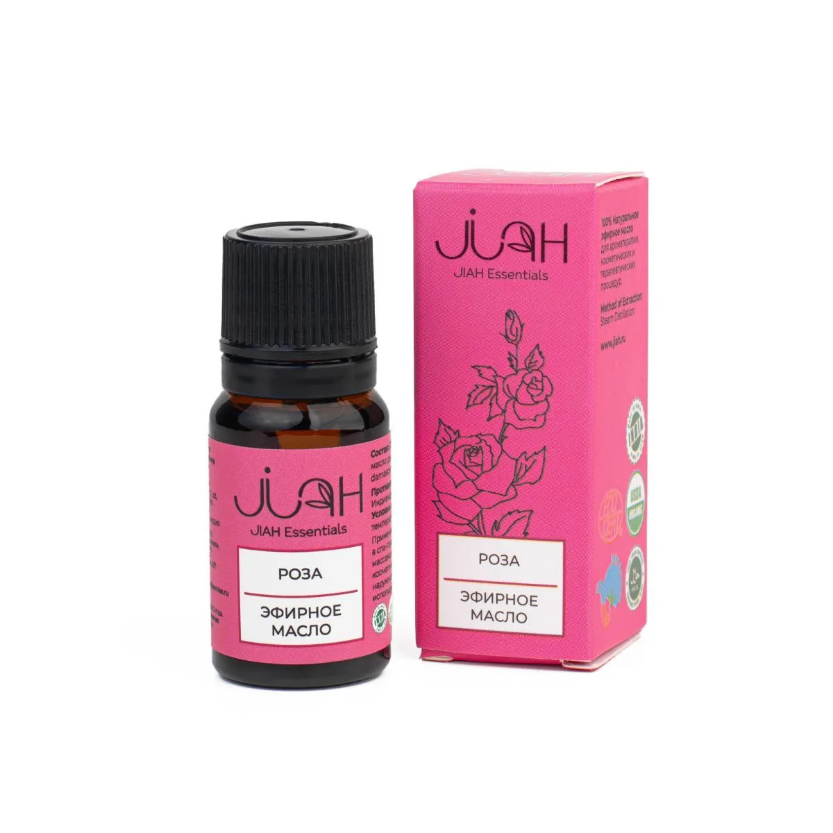 Эфирное масло JIAH Essentials "Роза", 10 мл