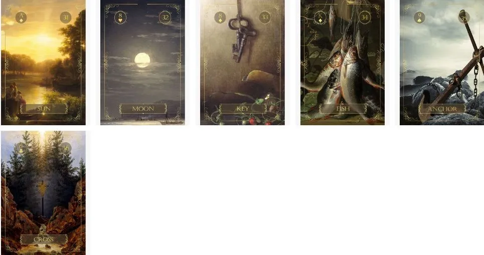 Оракул Ленорман "Искусство Возрождения" (Revival Art Lenormand Oracle Cards)