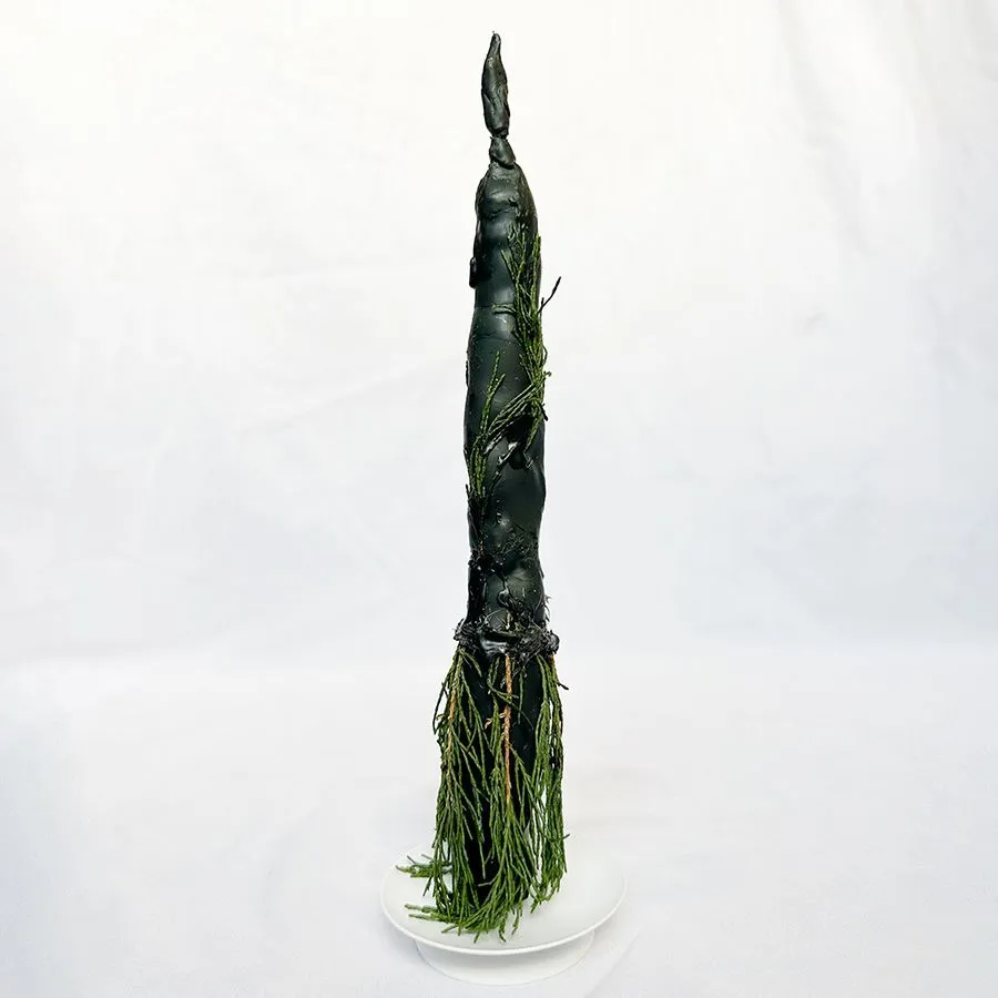 Катаная живая свеча "Очистительная" с можжевельником