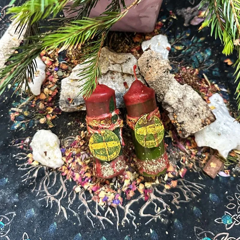 Свеча "На Миллион" с базиликом, розмарином, пачули