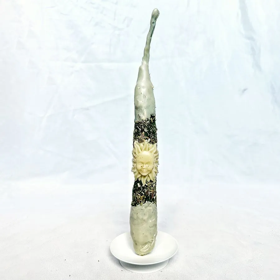 Катаная живая свеча "Солнце" денежная