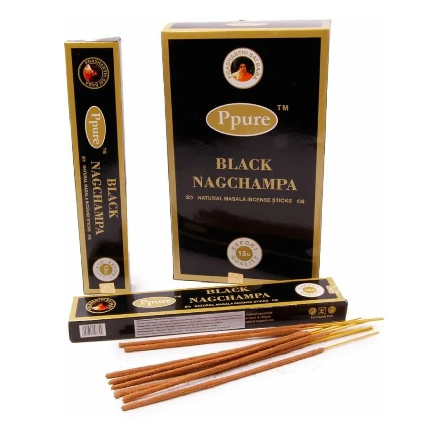 Благовония Ppure Black Nagchampa "Черная нагчампа"