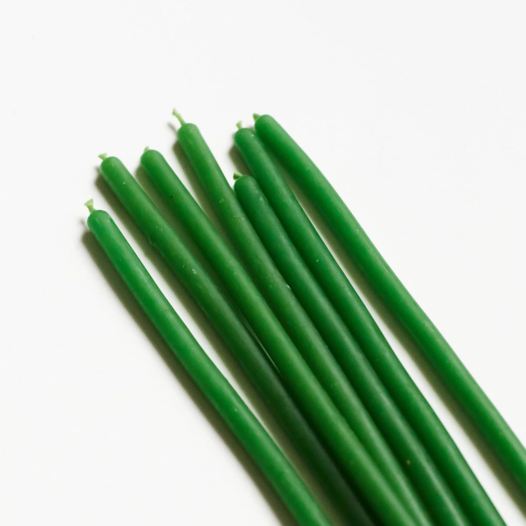 Набор свечей восковых зеленых "Деньги", 7 шт