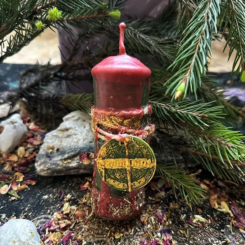 Свеча "На Миллион" с базиликом, розмарином, пачули