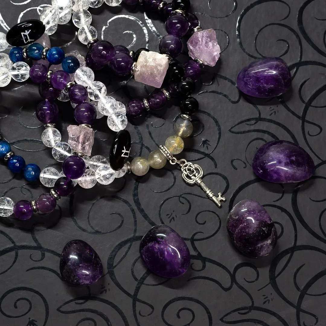 Браслет "Колесо Гекаты" из натуральных камней