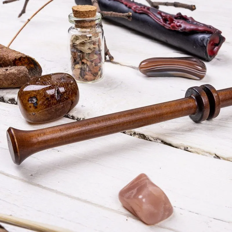 Магический жезл из кедра "Два мира"