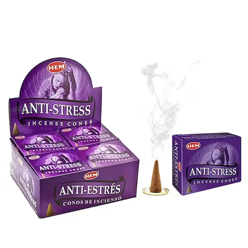Благовония-конусы HEM Anti-Stress "Антистресс"