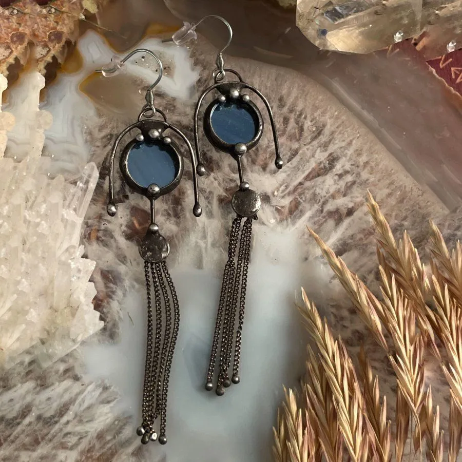 Серьги "Кометы Космоса"