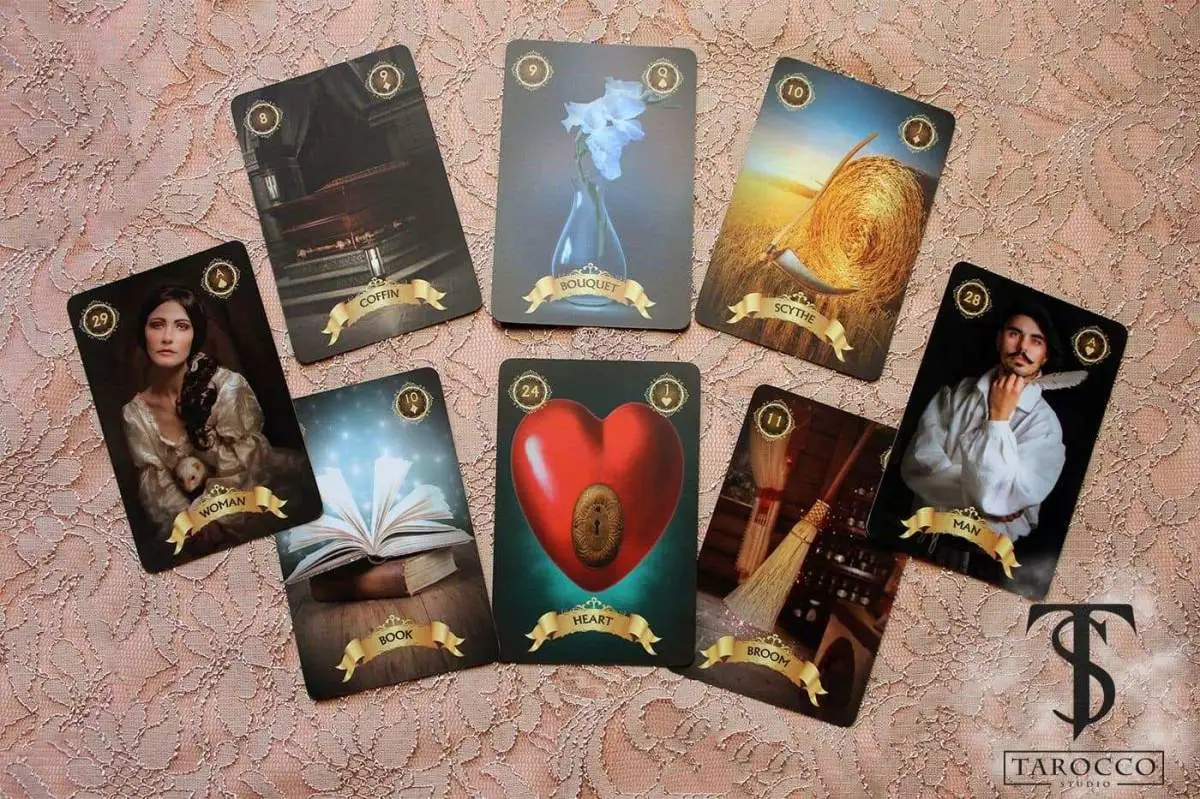 Оракул Ленорман "Золотые Мечты" (Golden Dreams Lenormand Oracle Cards)