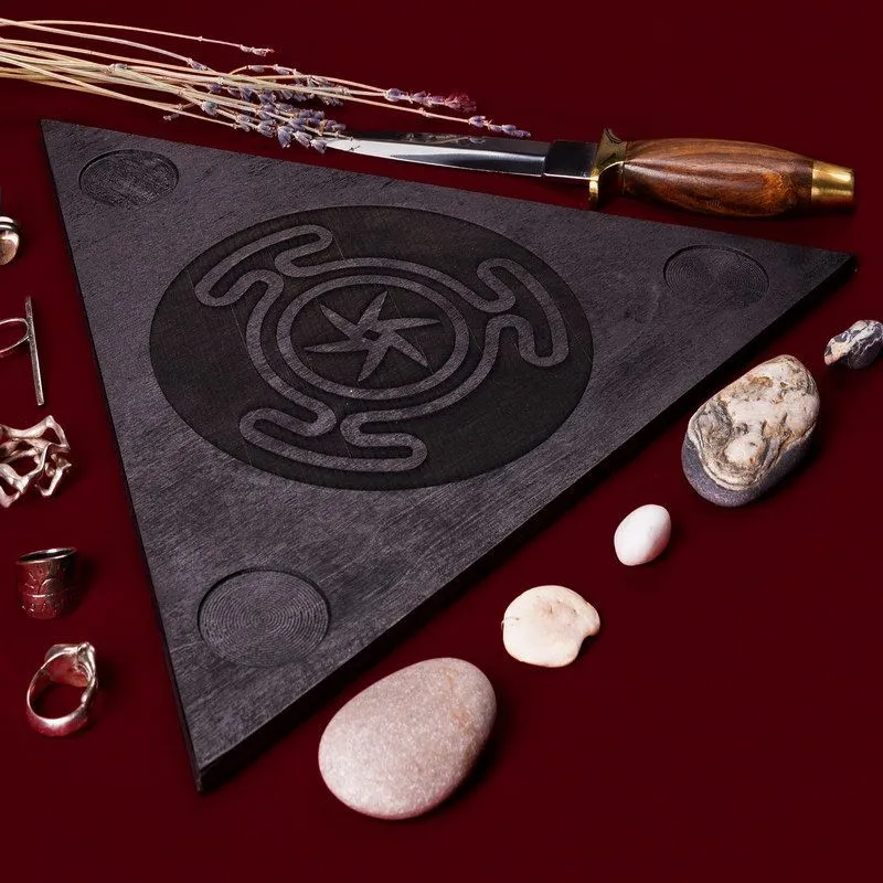 Треугольный алтарный пентакль "Печать Перекрёстков"