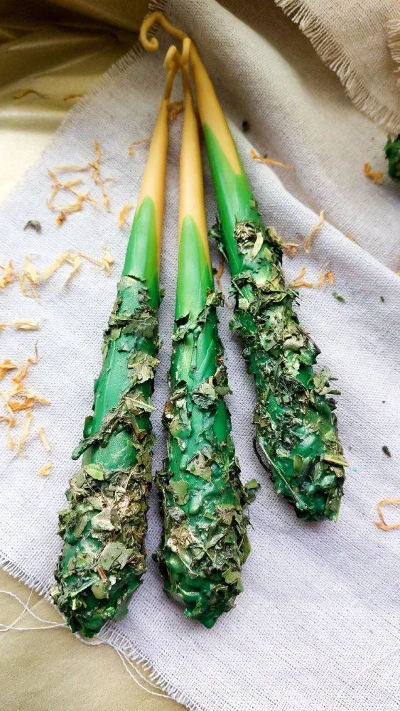 Свеча программная маканая "Золото лепрекона"