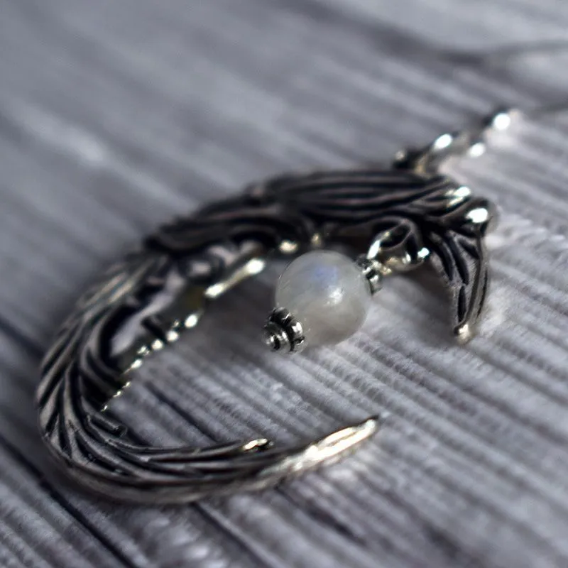 Серьги "Moonlight" с лунным камнем