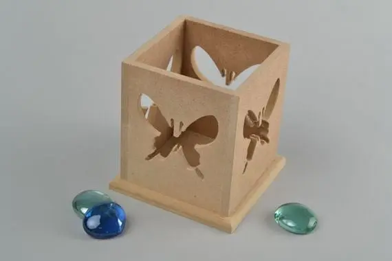 Как сделать подсвечник своими руками в форме куба