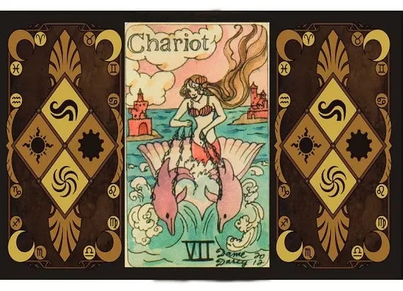 Значение прямой карты Колесница Таро