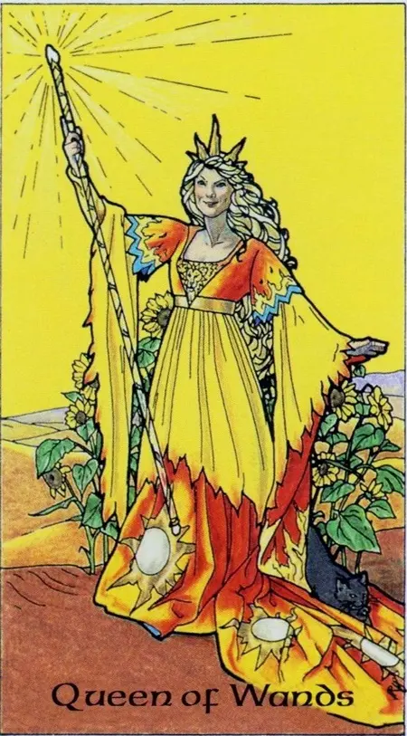 «Королева Жезлов» Таро