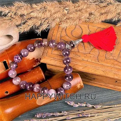 Четки из натуральных камней_аметист Четки из натуральных камней_аметист