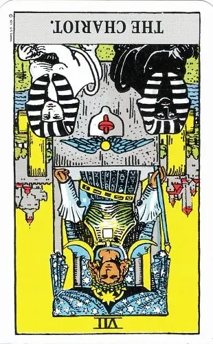 Значение перевернутой карты Колесница Таро