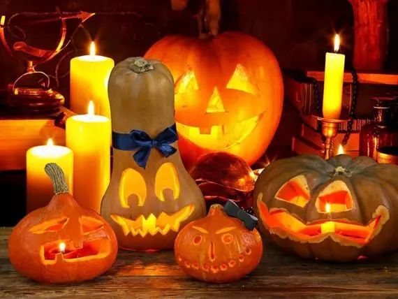 Как сделать подсвечник своими руками из тыквы