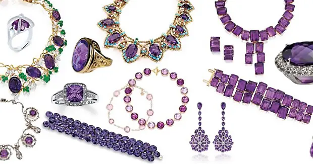 Бижутерия из аметиста