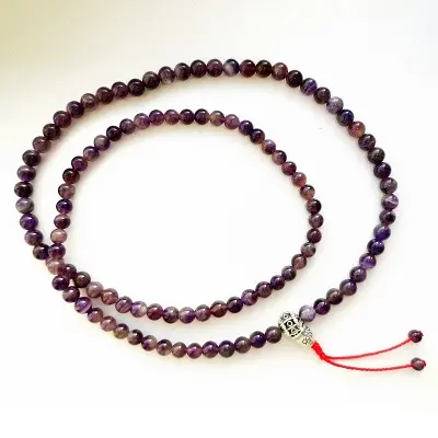 Четки из натуральных камней_фиолетовый цвет Четки из натуральных камней_фиолетовый цвет