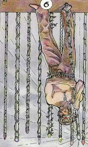 Перевернутое положение 9 Жезлов Таро Перевернутое положение 9 Жезлов Таро