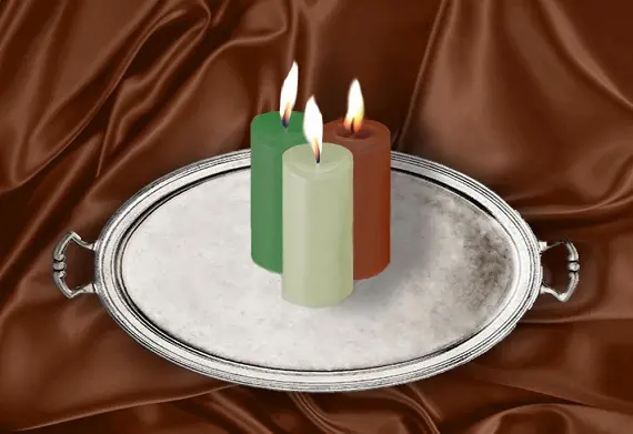 Цвет свечи для ритуала на деньги