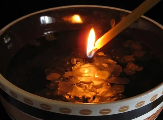 Исцеление от заболеваний с помощью отливки воском