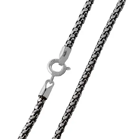 Плетение мужских серебряных цепочек_попкорн Плетение мужских серебряных цепочек_попкорн