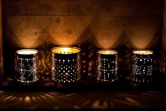 Помимо банок из стекла, можно использовать и простые консервные