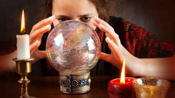 Работа с фотографией через магический хрустальный шар