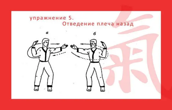 Упражнение 5. Отведение плеча назад