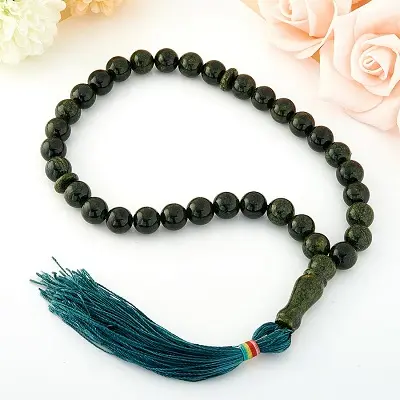 Четки из натуральных камней_змеевик Четки из натуральных камней_змеевик