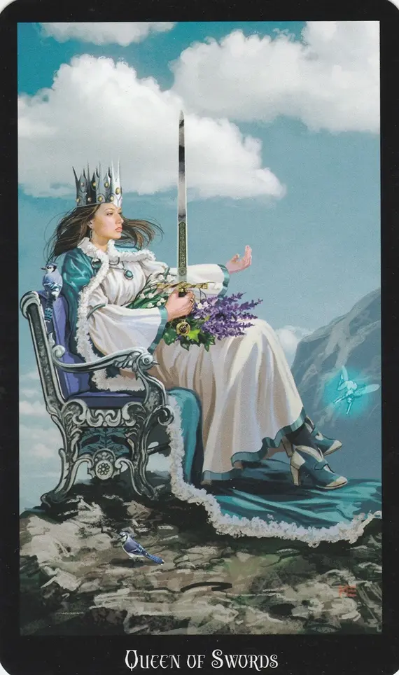 Значение карты Таро «Королева Мечей»