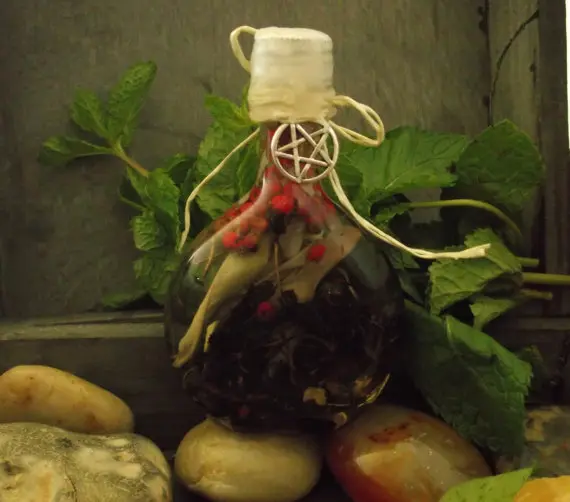 Бутылка для притягивания богатства