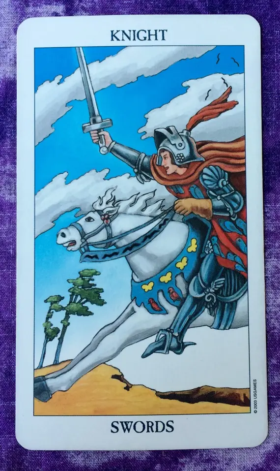 Значение карты Таро «Рыцарь Мечей»