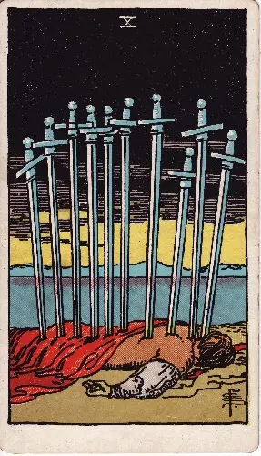 Значение карты Таро 9 Мечей в бизнесе и делах