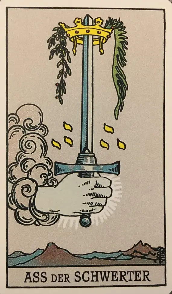 Значение карты Таро «Туз Мечей»