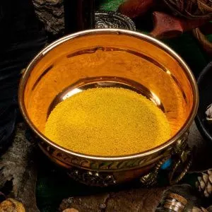 Песок для курильниц желтый