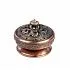 Курильница "Сатори" с ажурной крышкой бронзовая