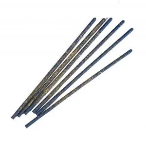 Свеча синяя двухчасовая с вереском